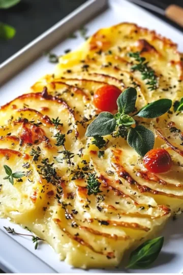 Perfect Your Cheese Herb Potato Gratin