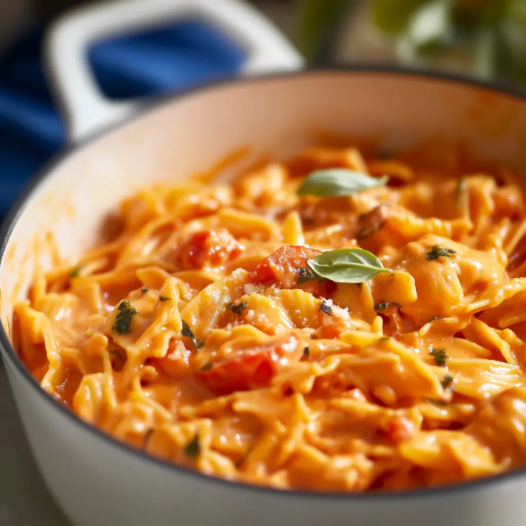 Quick & Easy One Pot Creamy Tomato Pasta