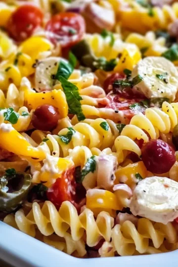Quick & Flavorful Italian Antipasto Pasta Salad