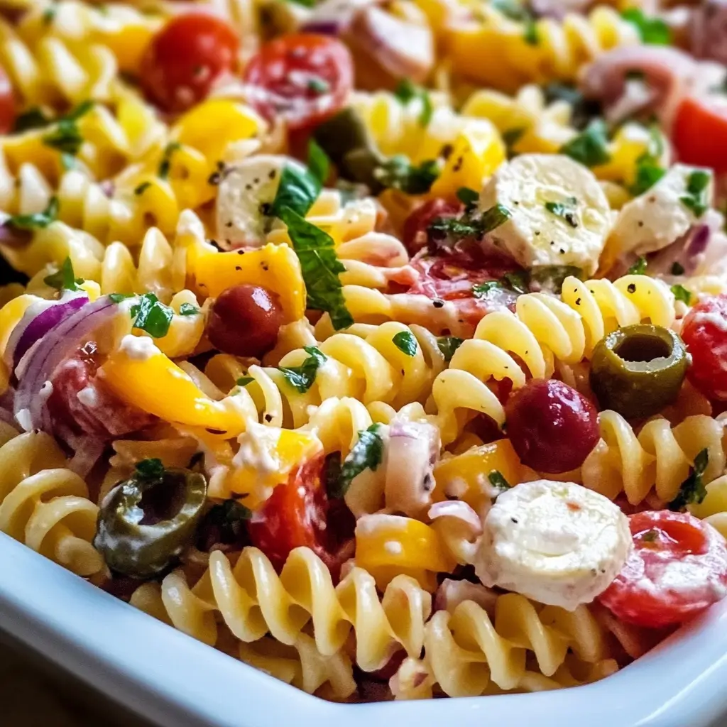 Quick & Flavorful Italian Antipasto Pasta Salad