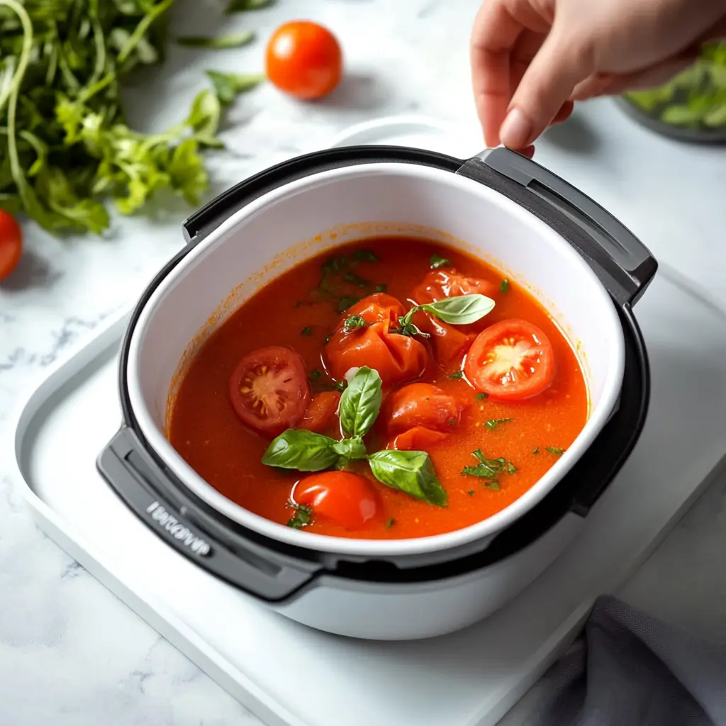 Quick Instant Pot Tomato Soup for Weeknight Dinners