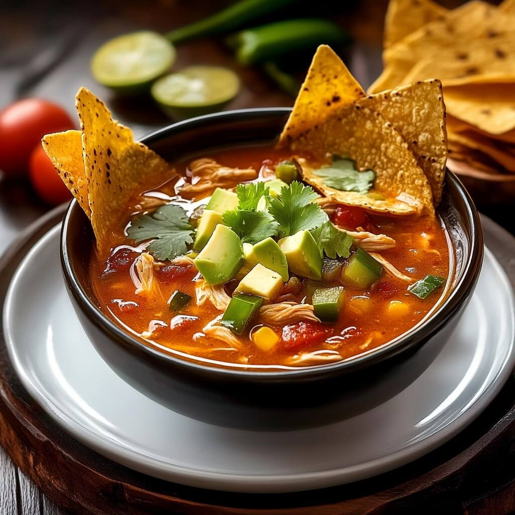 Quick and Easy Chicken Tortilla Soup