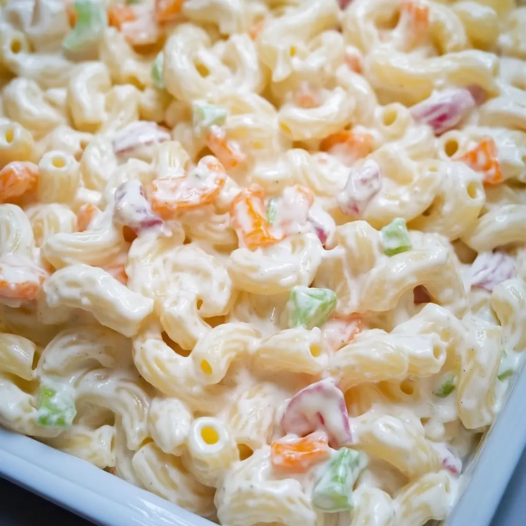 Quick and Easy Creamy Macaroni Salad