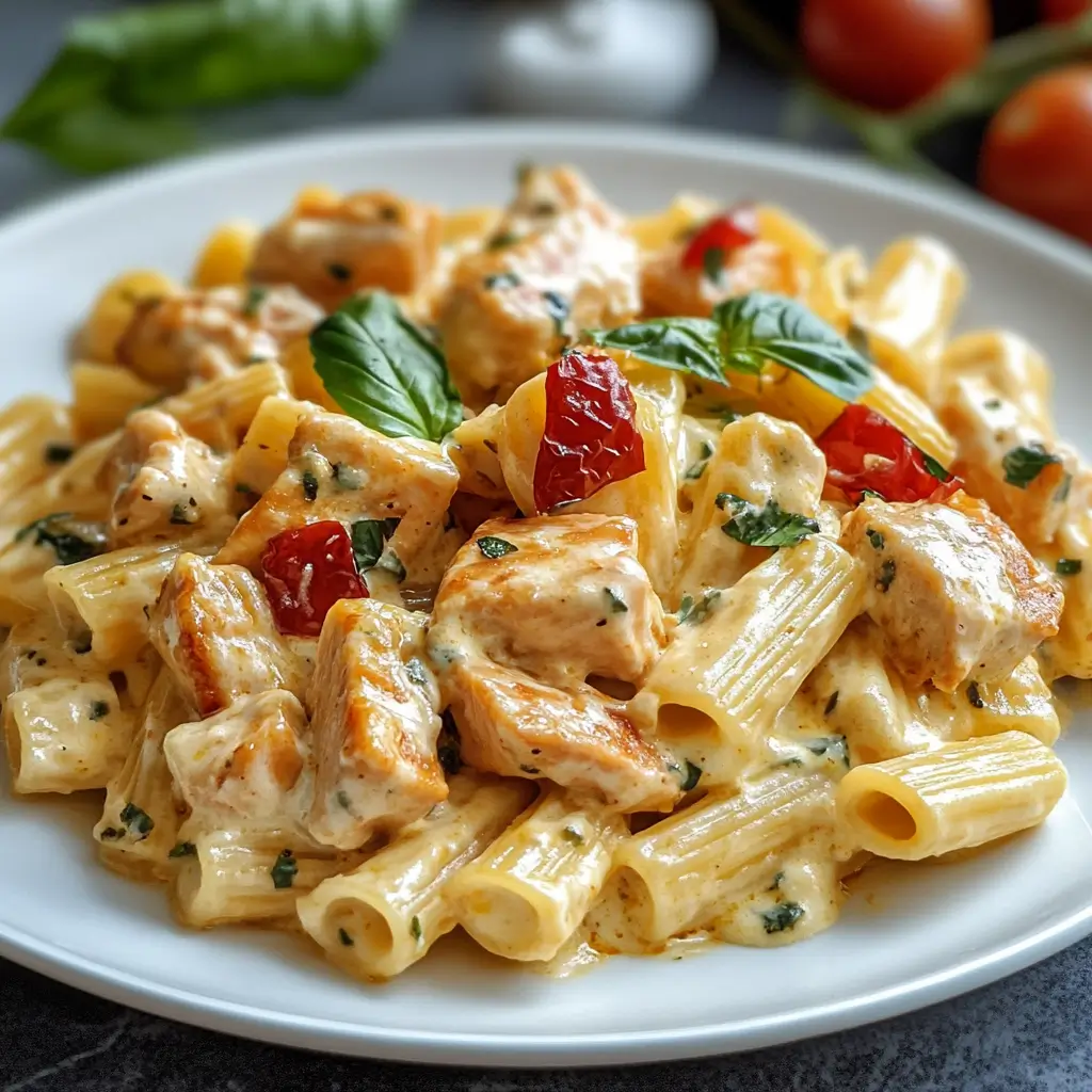 Quick and Easy Creamy Ricotta Chicken Pasta
