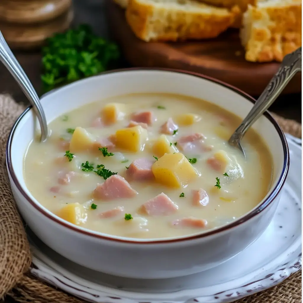 Quick and Easy Ham and Potato Soup