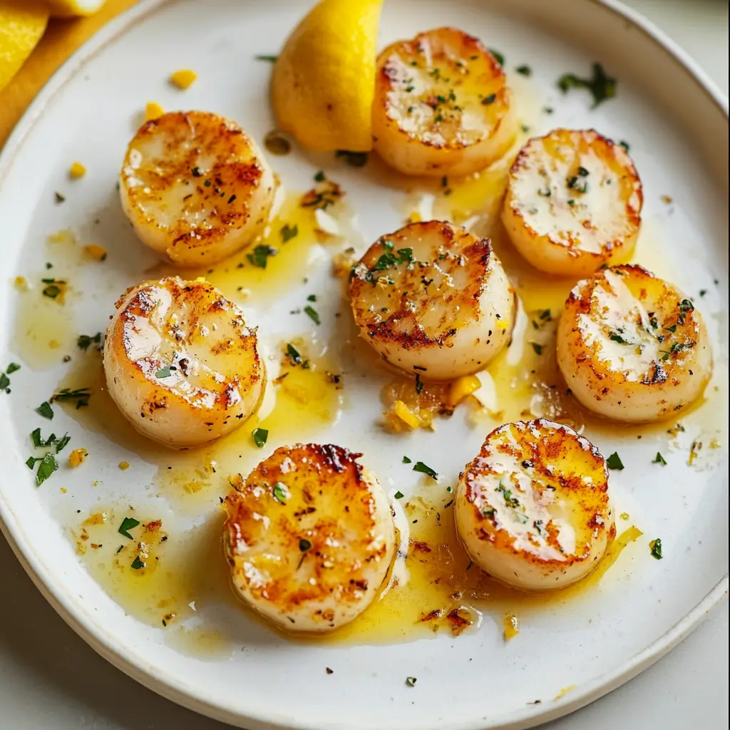 Quick and Easy Lemon Butter Scallops Recipe