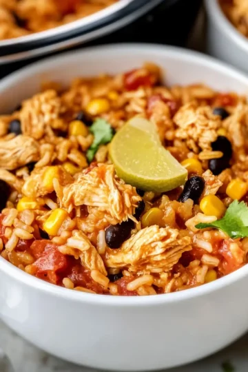 Quick and Flavorful Instant Pot Chicken Burrito Bowls