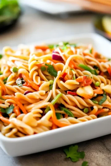 Quick and Healthy Asian Pasta Salad