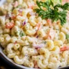 Simple Creamy Macaroni Salad for Summer Parties