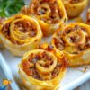 Simple cheesy taco pinwheels recipe