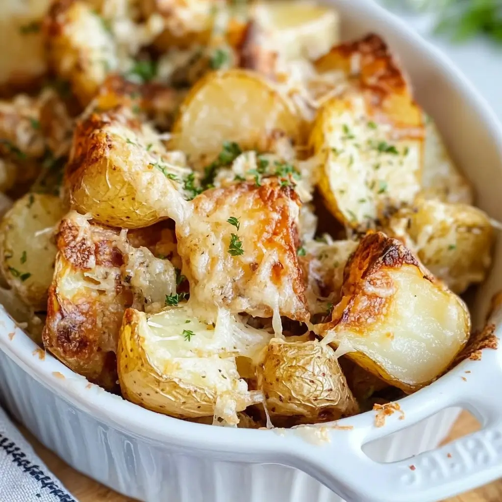 Slow Cooker Parmesan Roasted Potatoes