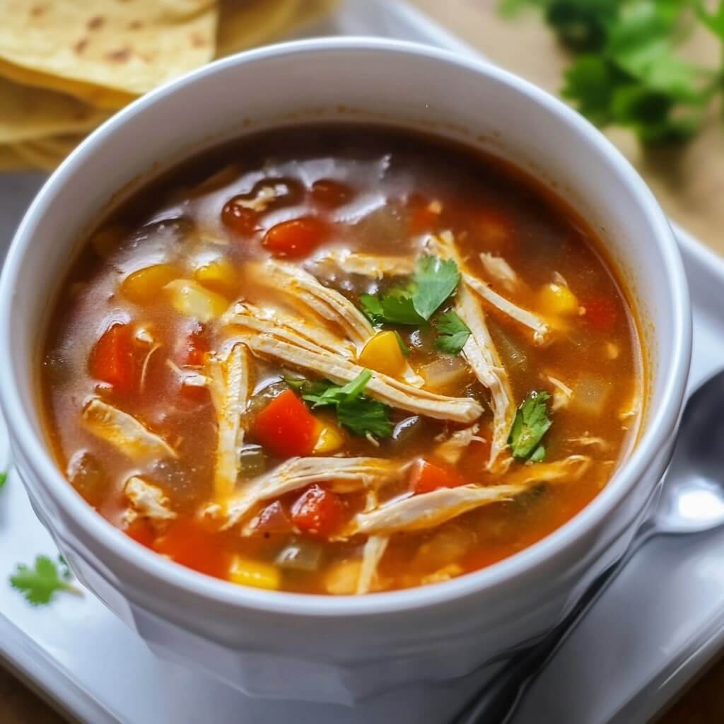 Spicy Chicken Tortilla Soup You’ll Love
