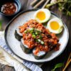 Spicy Tuna Bibimbap with Korean Gochujang