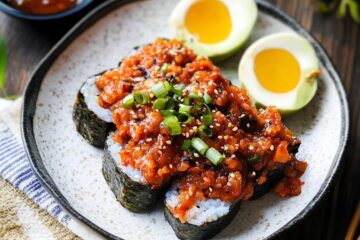 Spicy Tuna Bibimbap with Korean Gochujang