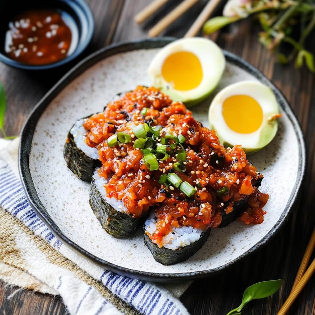 Spicy Tuna Bibimbap with Korean Gochujang