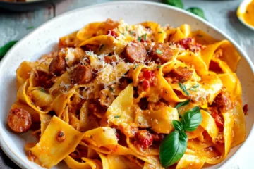 Spicy and Creamy Calabrian Chili Pappardelle