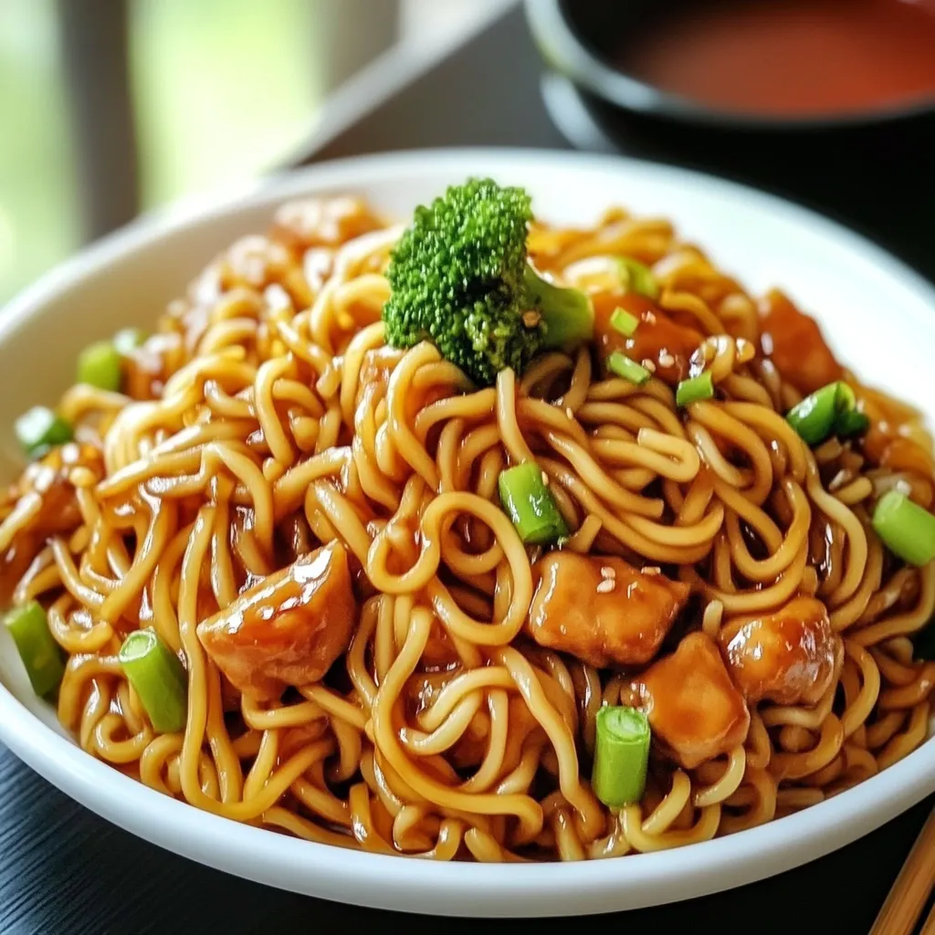 Teriyaki Noodles with Bok Choy