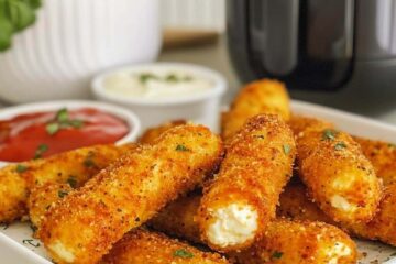 The Best Air Fryer Mozzarella Sticks