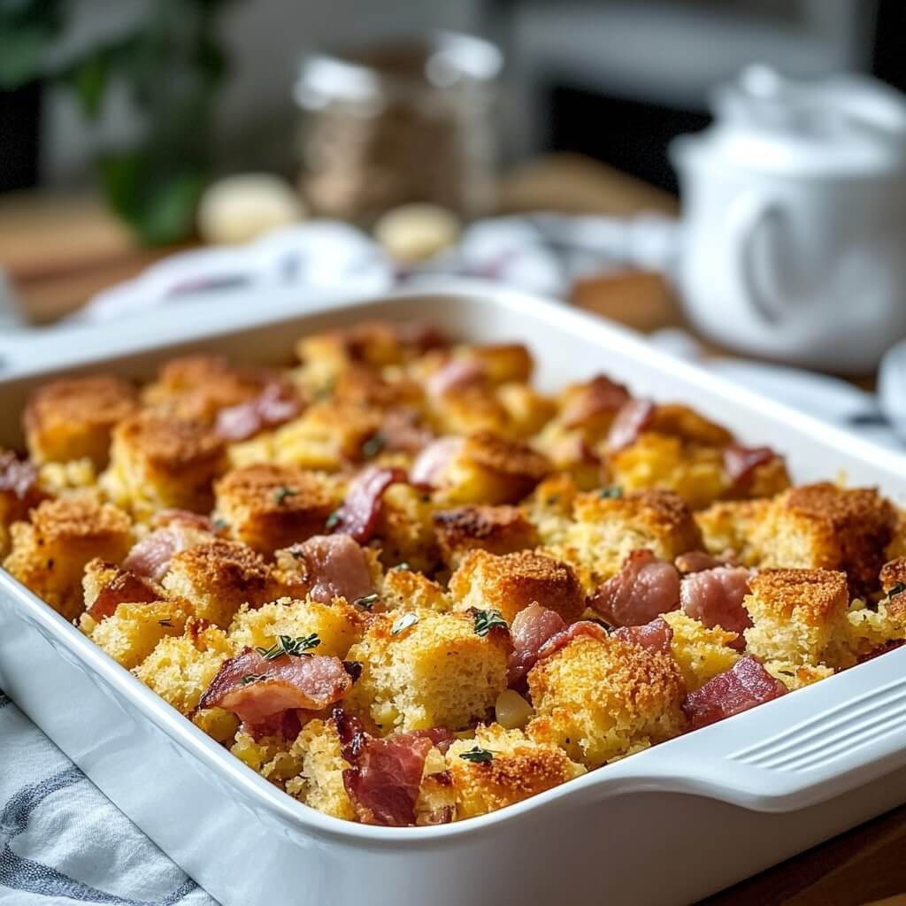The Best Bacon Cornbread Stuffing Recipe