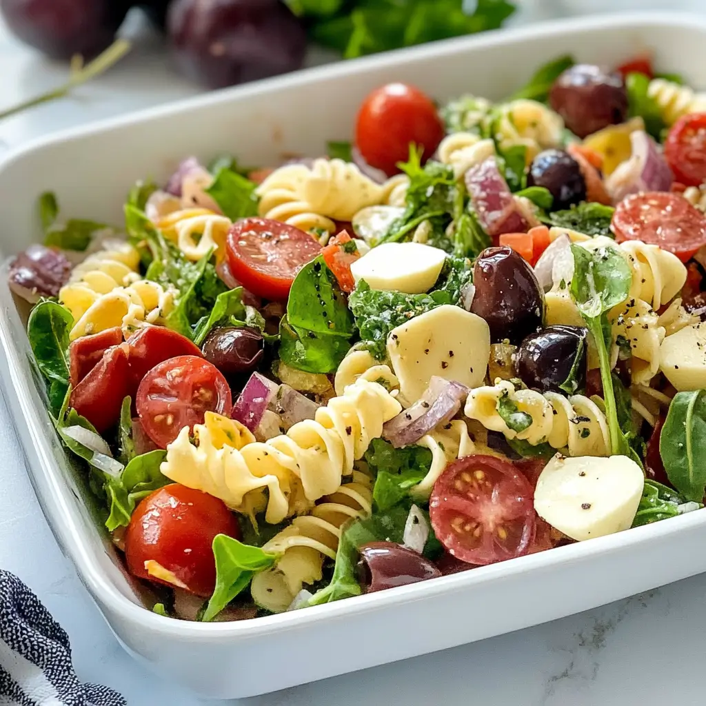 The Best Italian Salad with Red Wine Vinaigrette