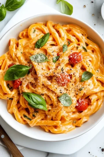 One Pot Creamy Tomato Pasta