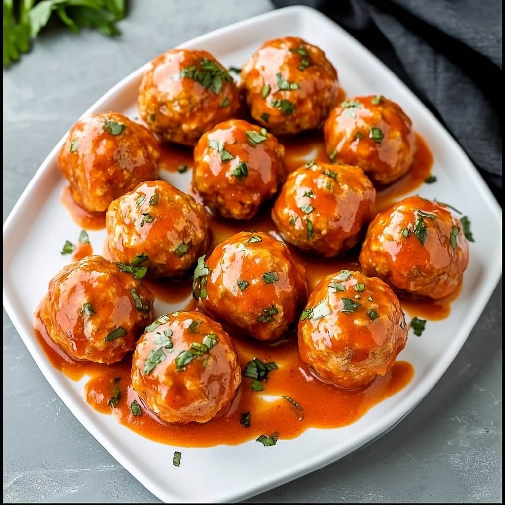 What to serve with buffalo chicken meatballs
