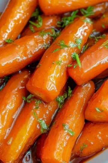 honey and brown sugar glazed carrots