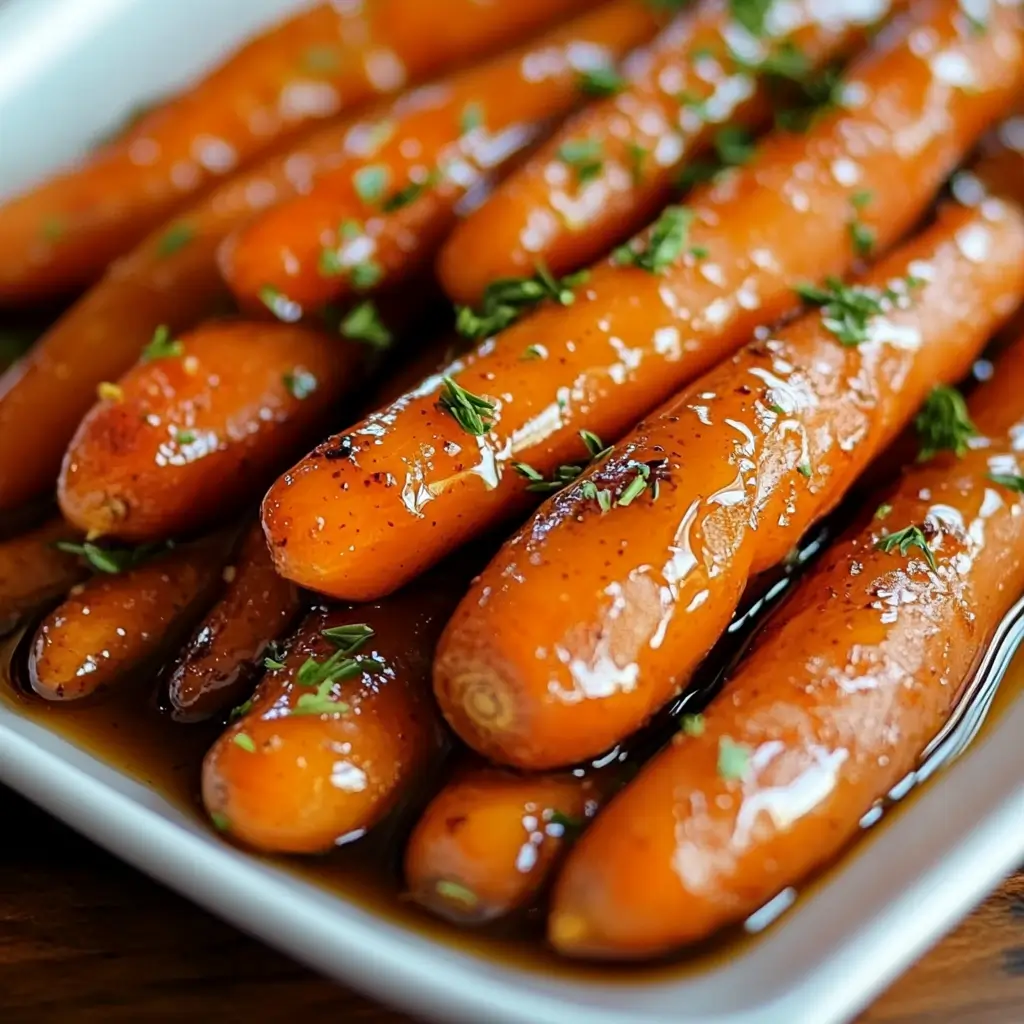 honey brown sugar glazed baby carrots