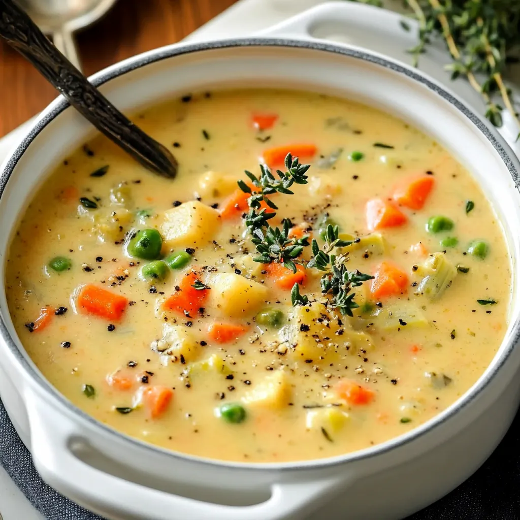 BEST Creamy Vegetable Soup