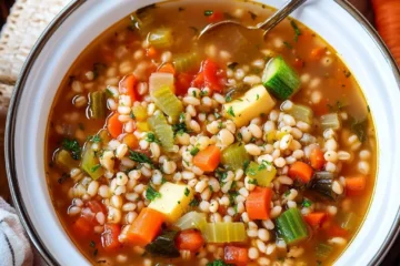 Barley Vegetable Soup Recipe
