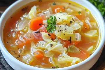 Cabbage Fat Burning Soup