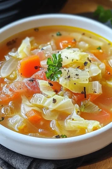 Cabbage Fat Burning Soup