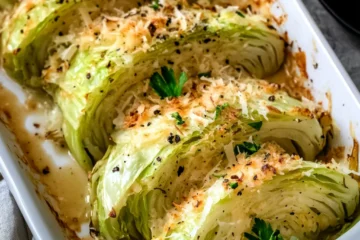 Cabbage Parmesan steaks