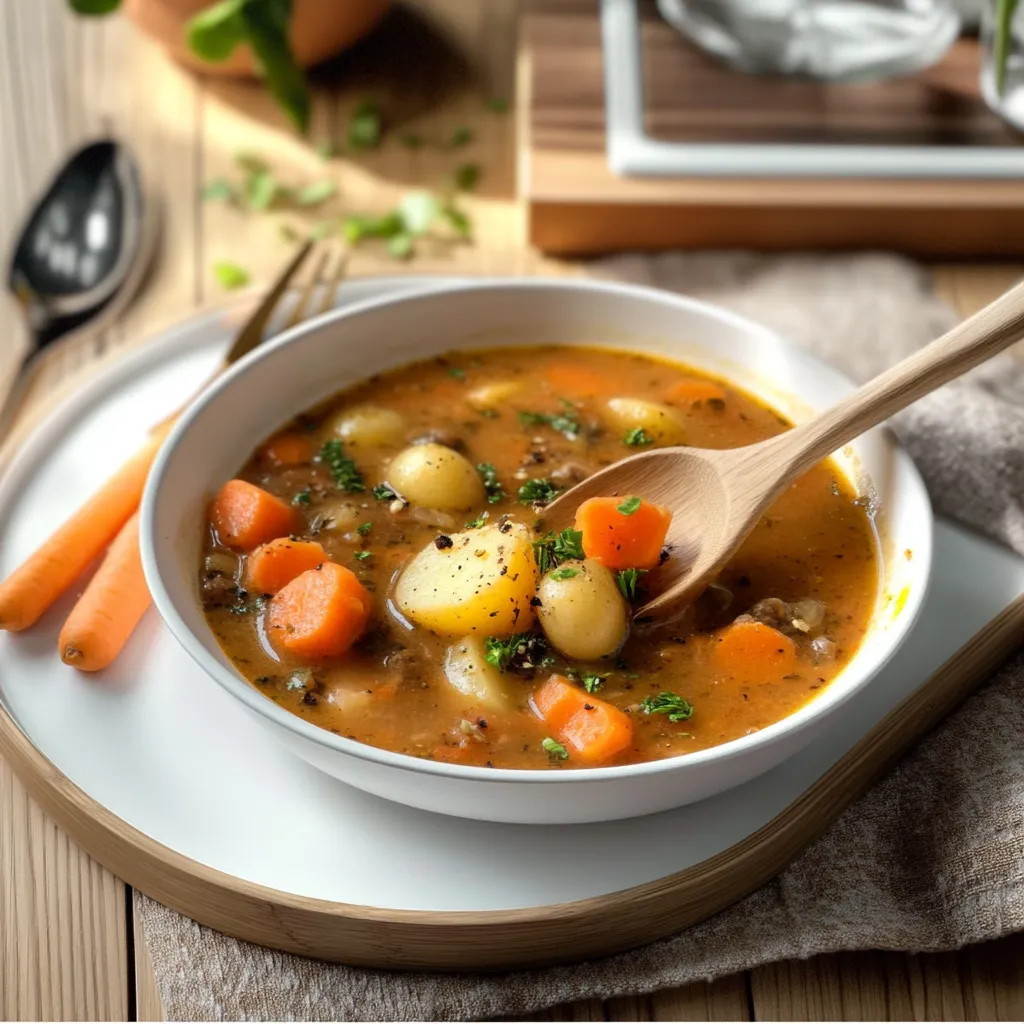 Carrot and Sweet Potato Soup Vegan