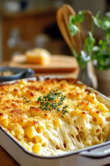 Cheese Lovers' Baked Mac and Cheese