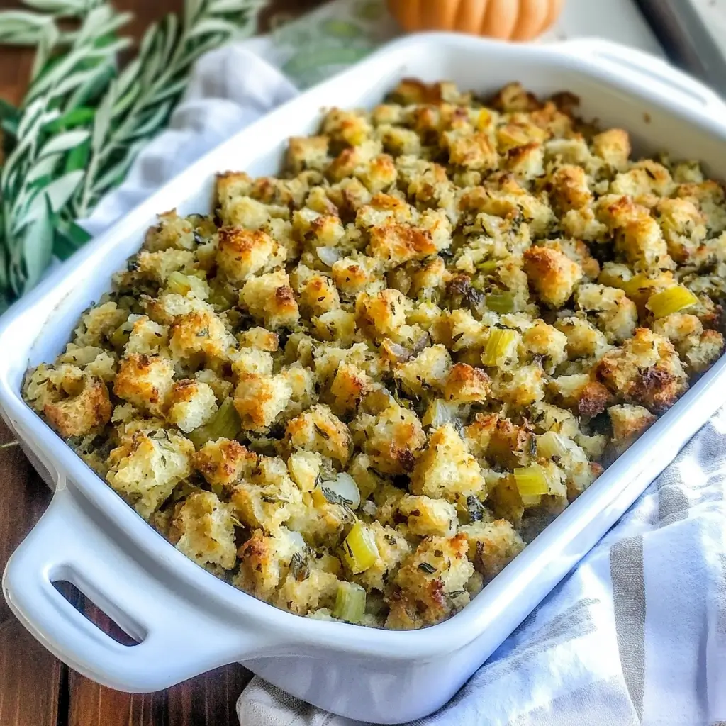 Classic Easy Thanksgiving Stuffing Recipe