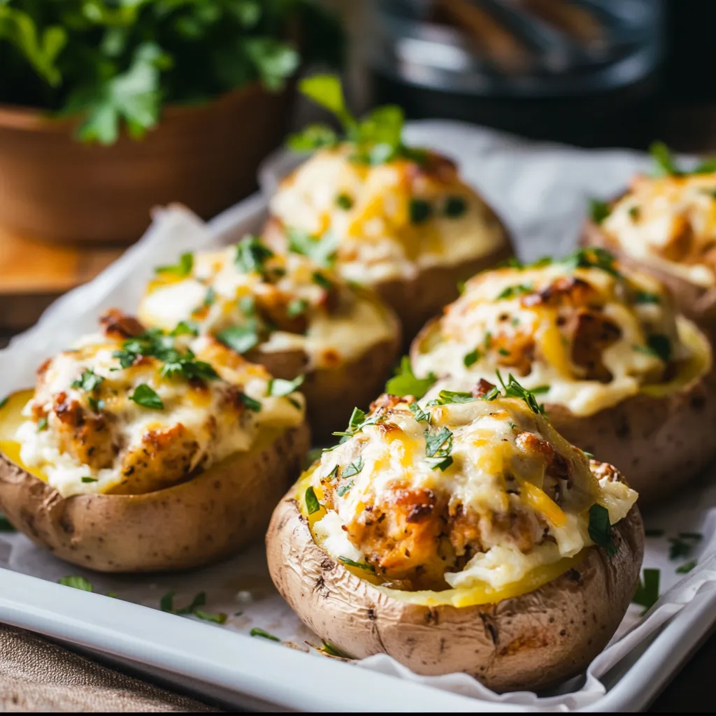 Crack Chicken Stuffed Baked Potatoes A Must-Try Recipe
