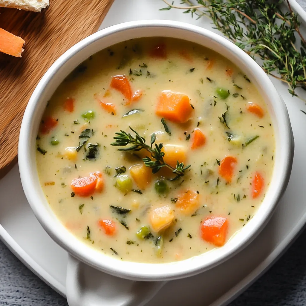 Creamy One-Pot Vegetable Comfort Soup