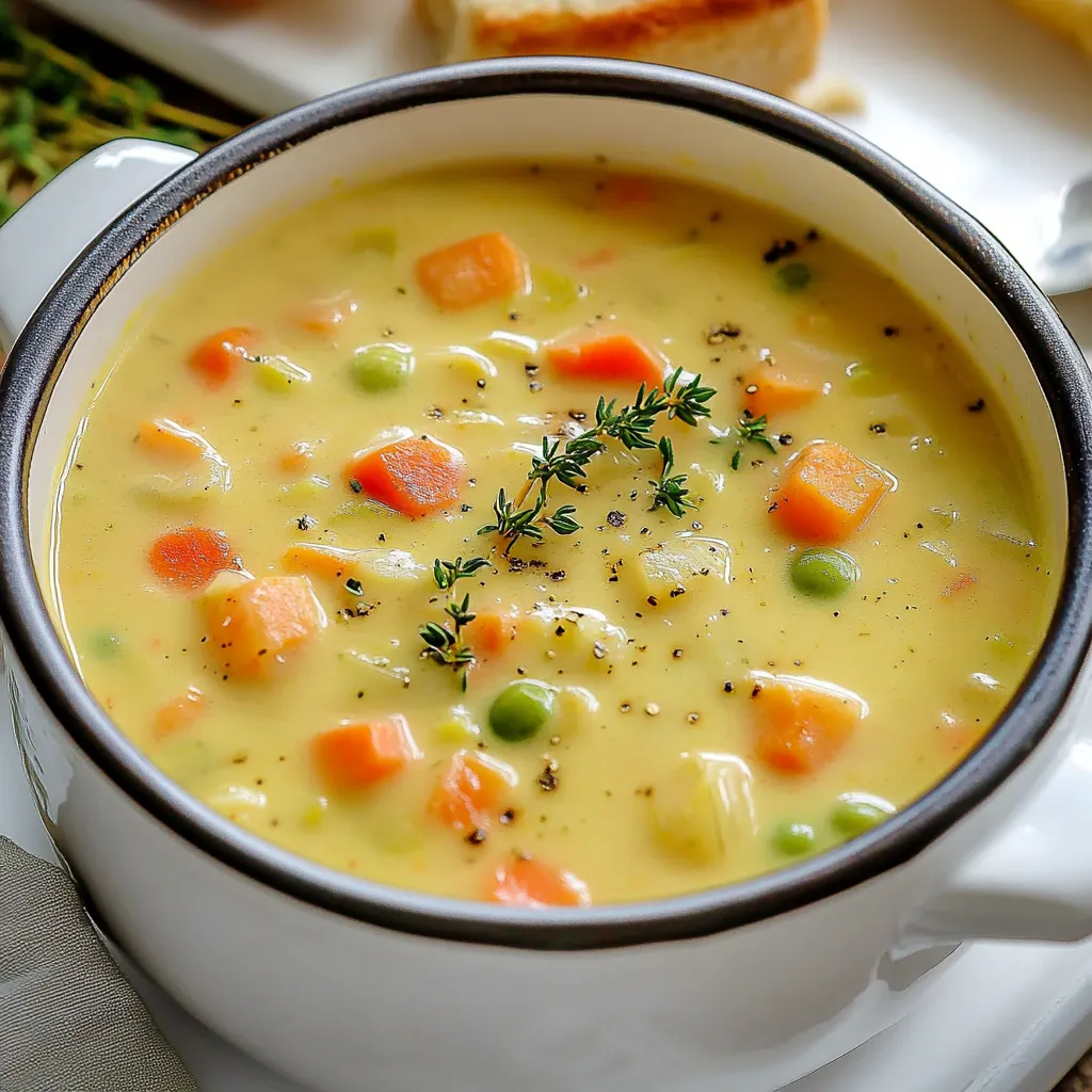 Creamy Vegetable Soup Recipe