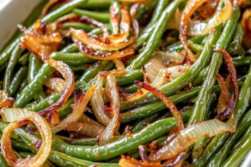 Crispy Roasted Green Beans with Parmesan