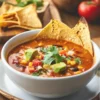 Crockpot Vegetarian Tortilla Soup Recipe Card