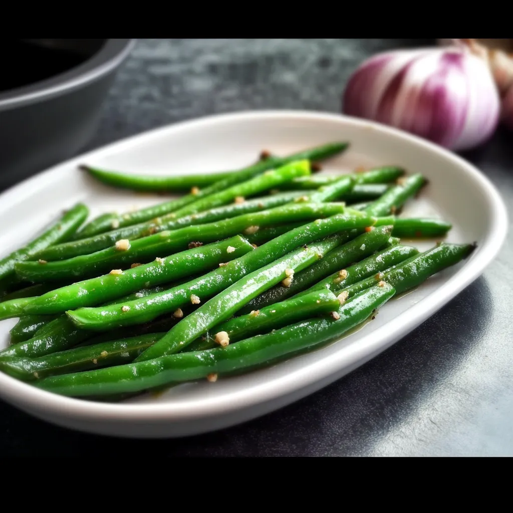 Easy Garlic Butter Sautéed Green Beans Recipe