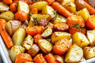 Easy Oven Roasted Carrots and Potatoes