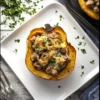 Easy sausage stuffed acorn squash recipe