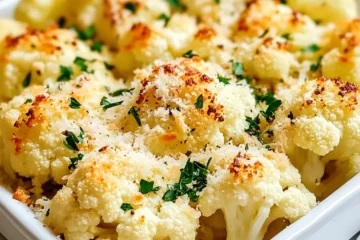 Garlic Parmesan Cauliflower