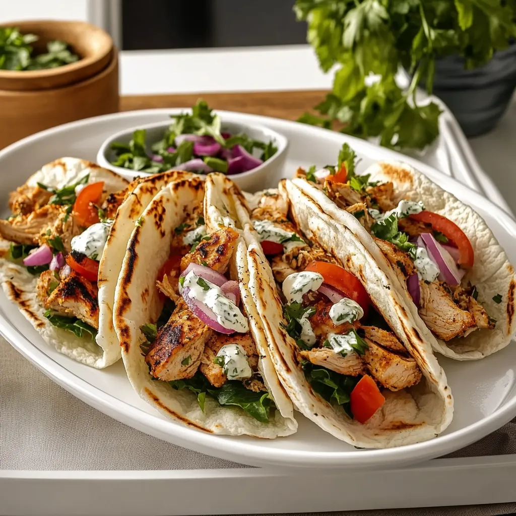 Greek Chicken Gyros Oven