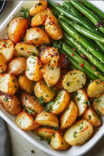 Green Beans Bacon and Potatoes