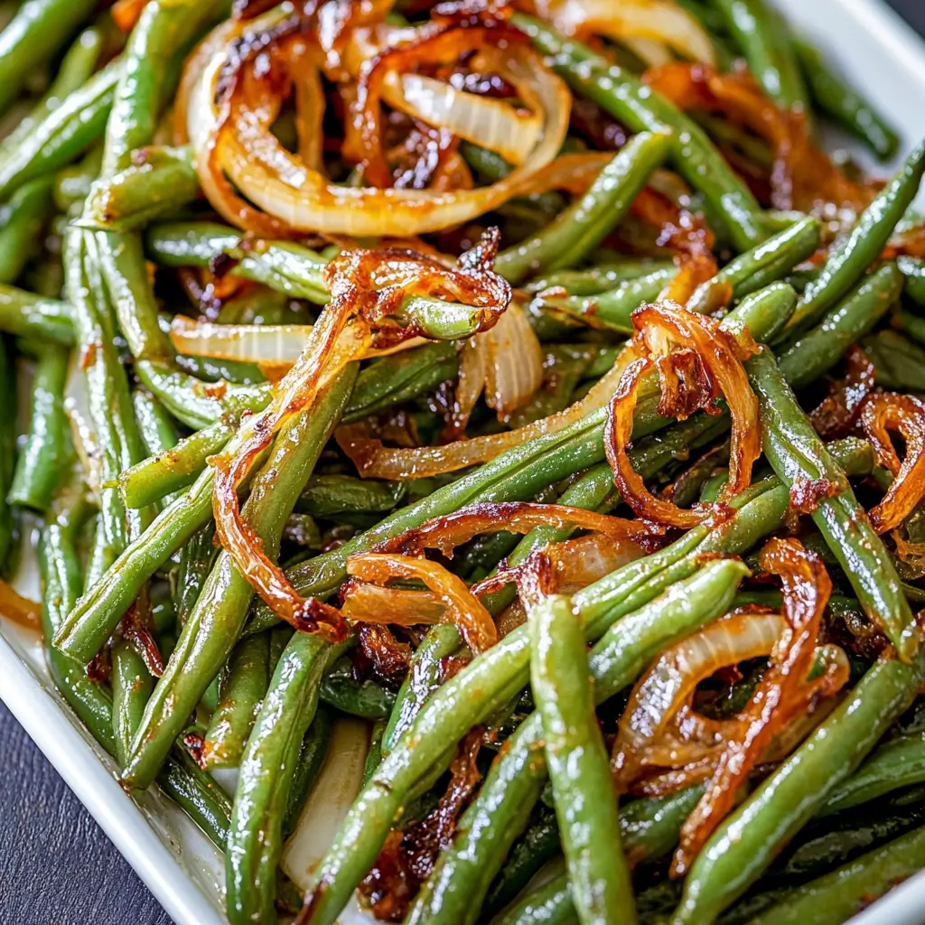 Green Beans and Onions