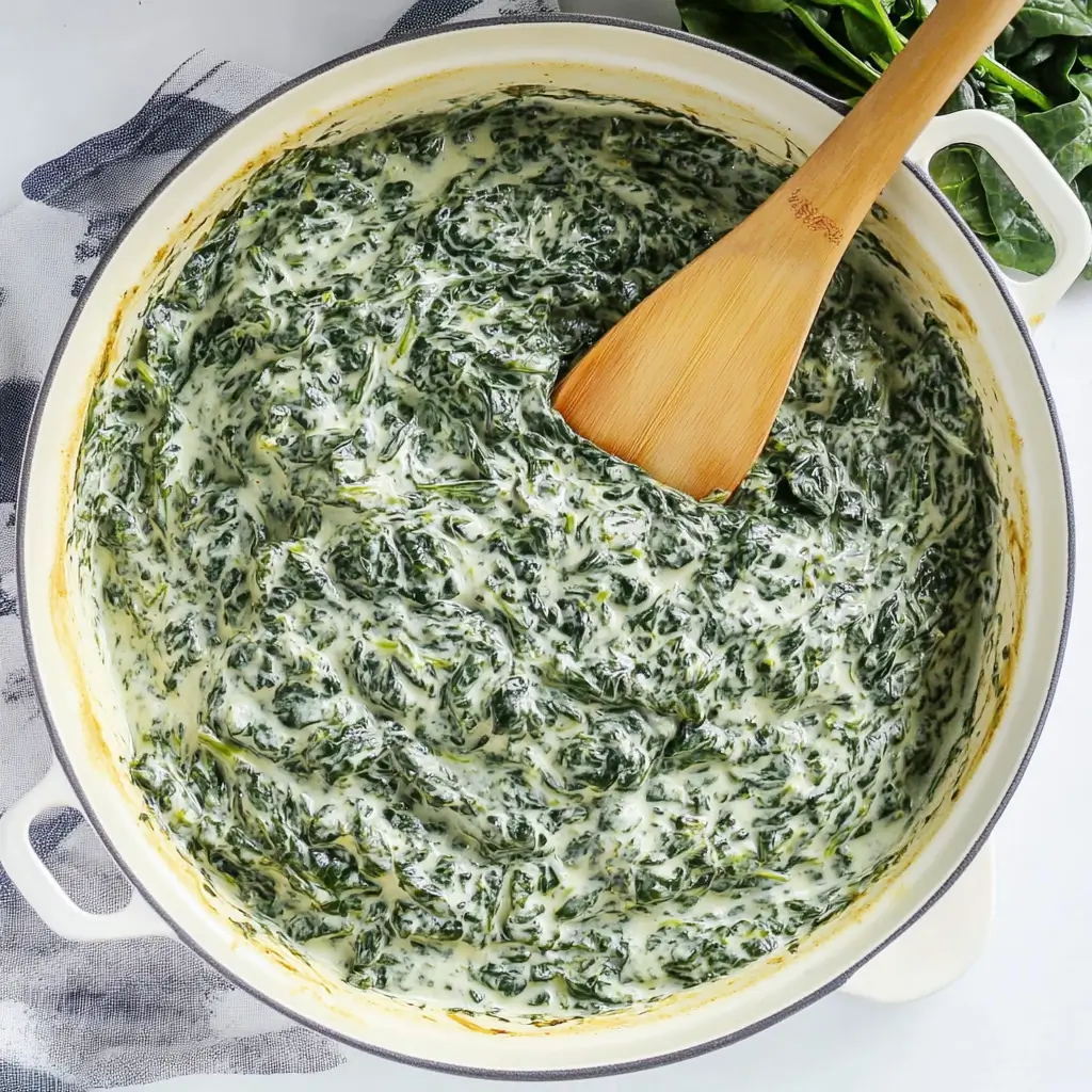 Healthy & Delicious Creamed Spinach
