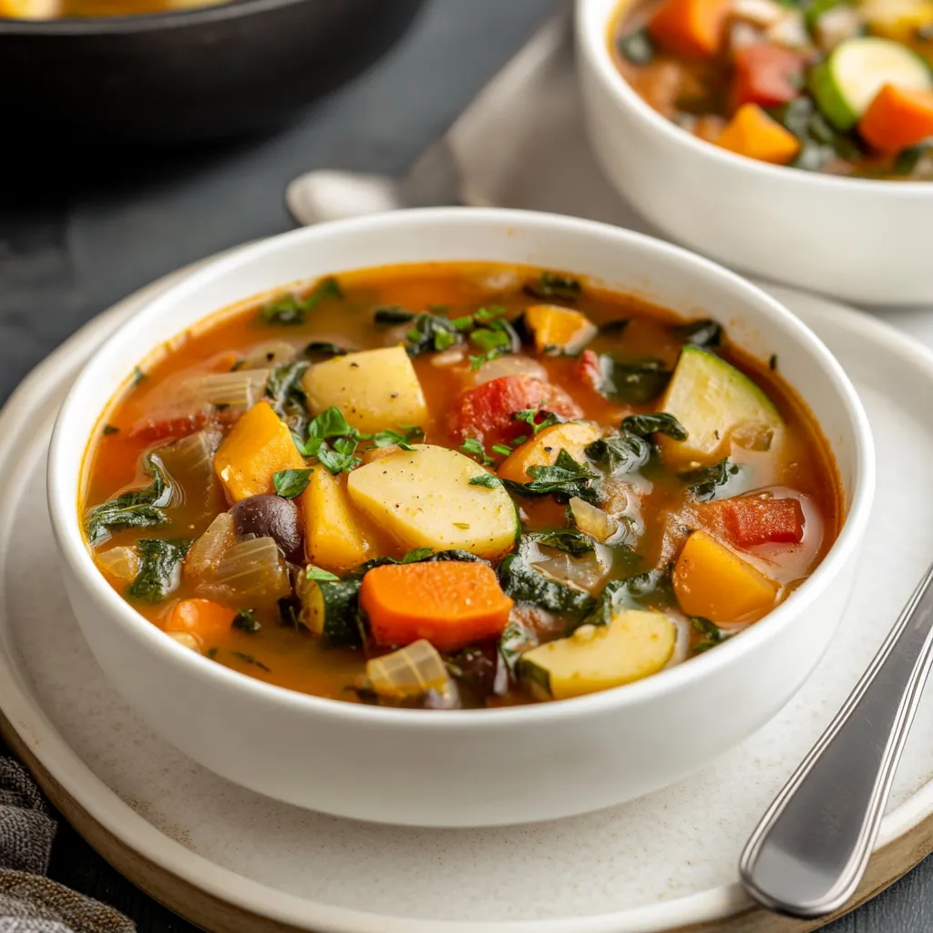 Healthy Tuscan Vegetable Soup